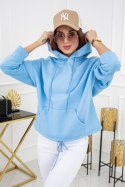 Bluza z kapturem Noemi WJ8890 Baby Blue Vittoria Ventini