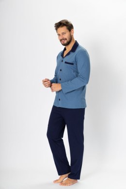 Piżama Norbert 670 Jeans-Granatowy M-Max