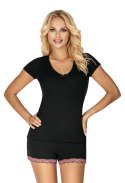 Piżama Clara 1/2 Black Donna