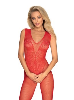 Bodystocking N112 Czerwone Obsessive