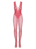 Bodystocking N112 Czerwone Obsessive