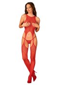 Bodystocking N122 Red Obsessive