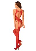 Bodystocking N122 Red Obsessive