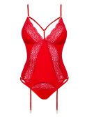 Gorset Diyosa + stringi GRATIS! Red Obsessive