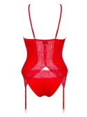 Gorset Diyosa + stringi GRATIS! Red Obsessive