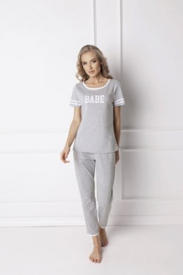 Piżama Babe Long Grey Aruelle