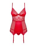 Gorset Lovica Red + stringi GRATIS! Obsessive