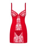 Koszulka Heartina Chemise Czerwona + stringi GRATIS! Obsessive