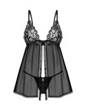 Babydoll Blomentis + stringi GRATIS! Obsessive