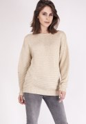 Sweter Beatrix SWE 097 Beżowy MKMSwetry