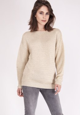 Sweter Beatrix SWE 097 Beżowy MKMSwetry