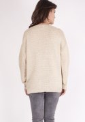 Sweter Beatrix SWE 097 Beżowy MKMSwetry