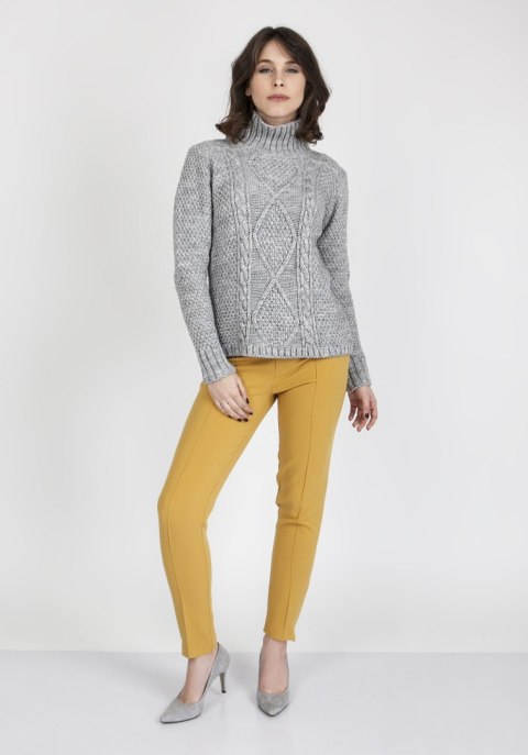 Sweter Estelle SWE 121 Szary MKMSwetry