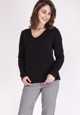 Sweter Victoria SWE 123 Czarny MKMSwetry