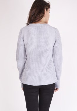 Sweter Victoria SWE 123 Jasny szary MKMSwetry