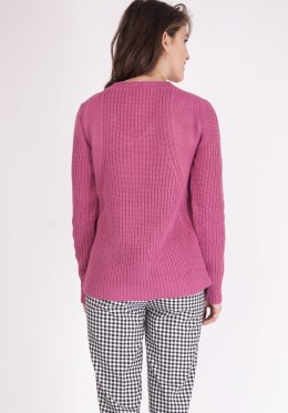 Sweter Victoria SWE 123 Różowy MKMSwetry